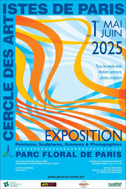 cercle des artistes de paris exposition parc floral eric bourdon