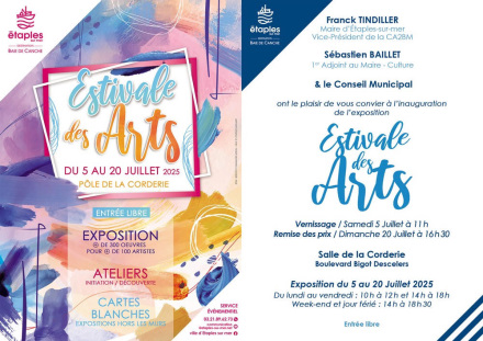 invitation estivale des arts etaples sur mer 2025 exposition peintre eric bourdon