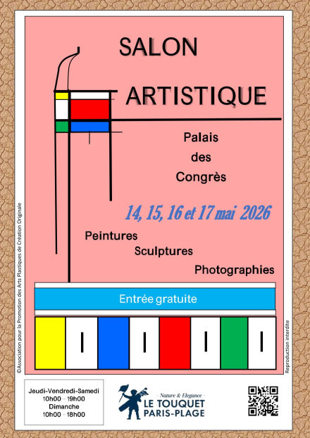 affiche exposition apapco 2026 le touquet eric bourdon