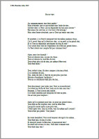 Tout et rien Texte de poesie libre Eric Bourdon Lille 2019