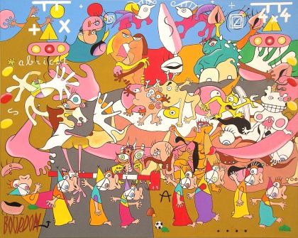 Abricot - Peinture galerie Eric Bourdon