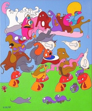 Boloognito World - Peinture Eric Bourdon