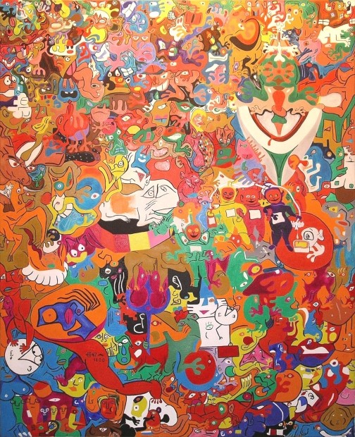 Démonologie Graphique - Peinture Eric Bourdon