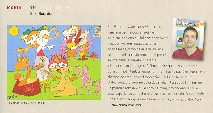 Eric Bourdon peintre Lille magazine art Cimaise