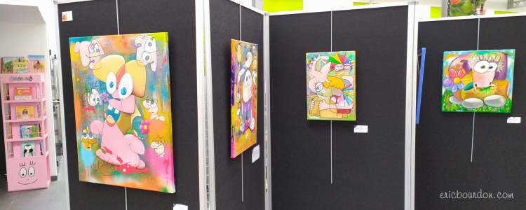 exposition médiathèque étaples sur mer peintre eric bourdon