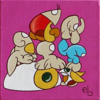 Eyestorming - Peinture acrylique par Eric Bourdon