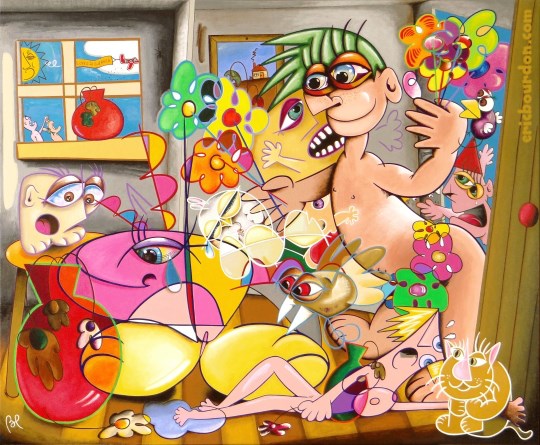 Fleuriste à Guernica - Eric Bourdon