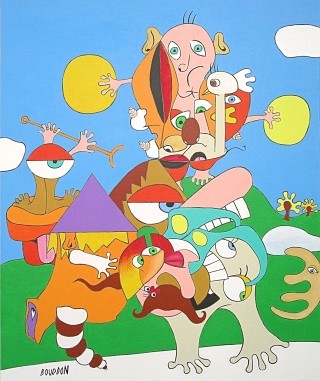 Patinage Artistique - Peinture d'Eric Bourdon