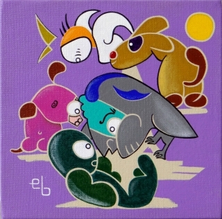 Peets' - Peinture galerie Eric Bourdon