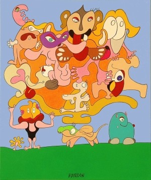 Le radeau de la Méduse - Peinture d'Eric Bourdon
