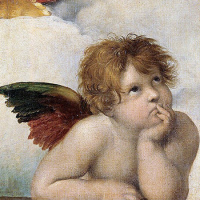 raphael madone sixtine ange