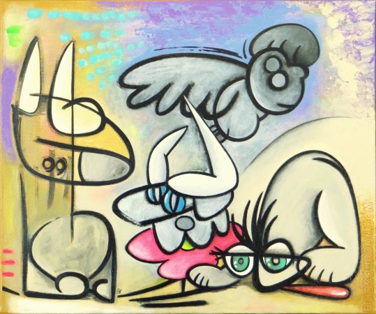traversee desert toile galerie peintre eric bourdon