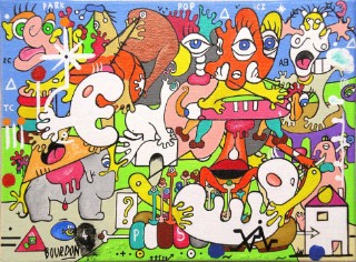 Pop Park - Peinture Eric Bourdon